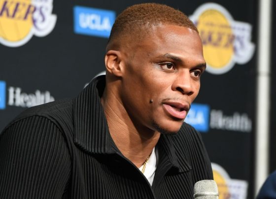 Los Angeles Lakers guard Russell Westbrook says ‘it still hasn’t hit me yet’ to be part of team he cheered for growing up