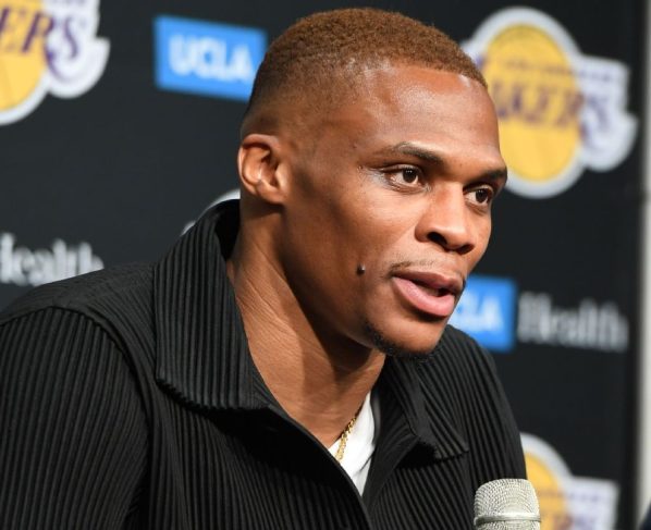Los Angeles Lakers guard Russell Westbrook says ‘it still hasn’t hit me yet’ to be part of team he cheered for growing up