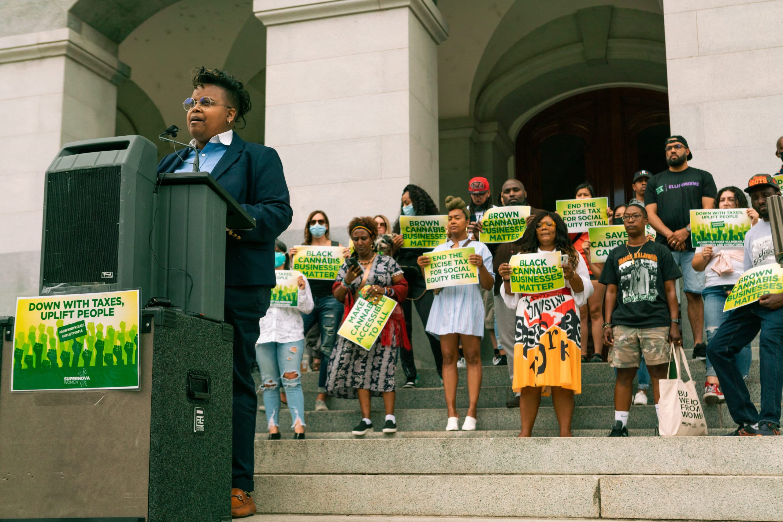 California BIPOC Cannabis Operators Rally in Sacramento for Tax Relief