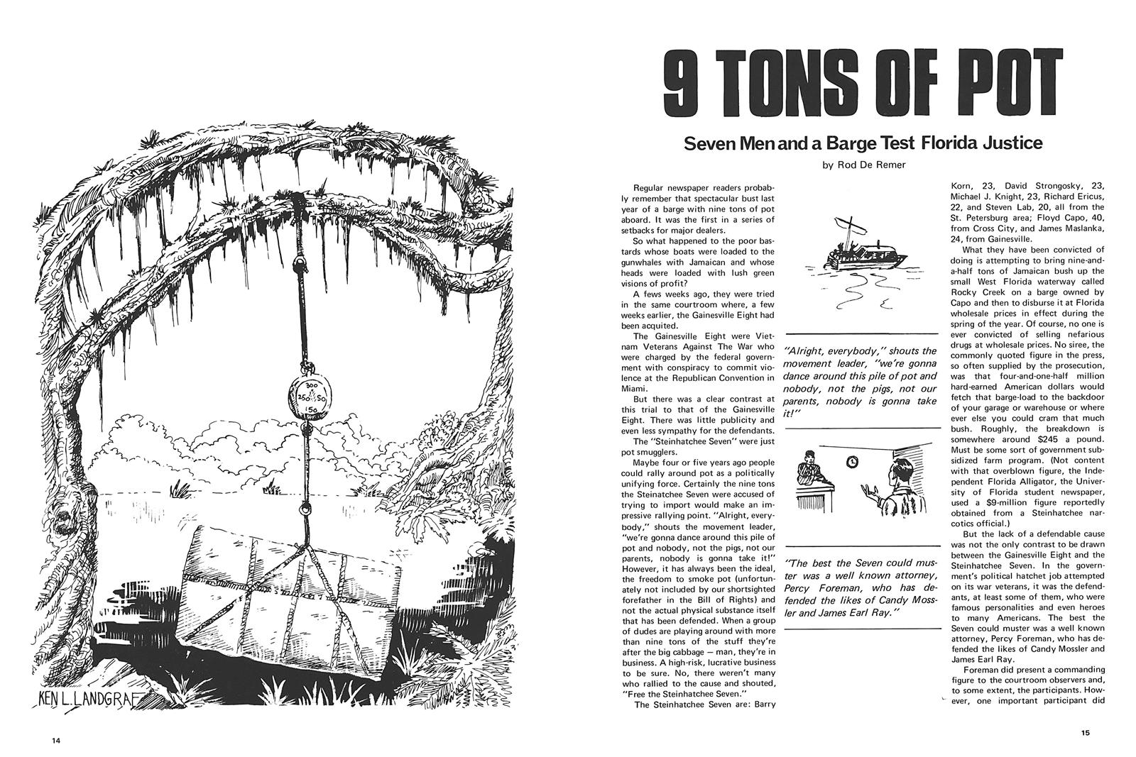 From the Archives: 9 Tons of Pot (1974)