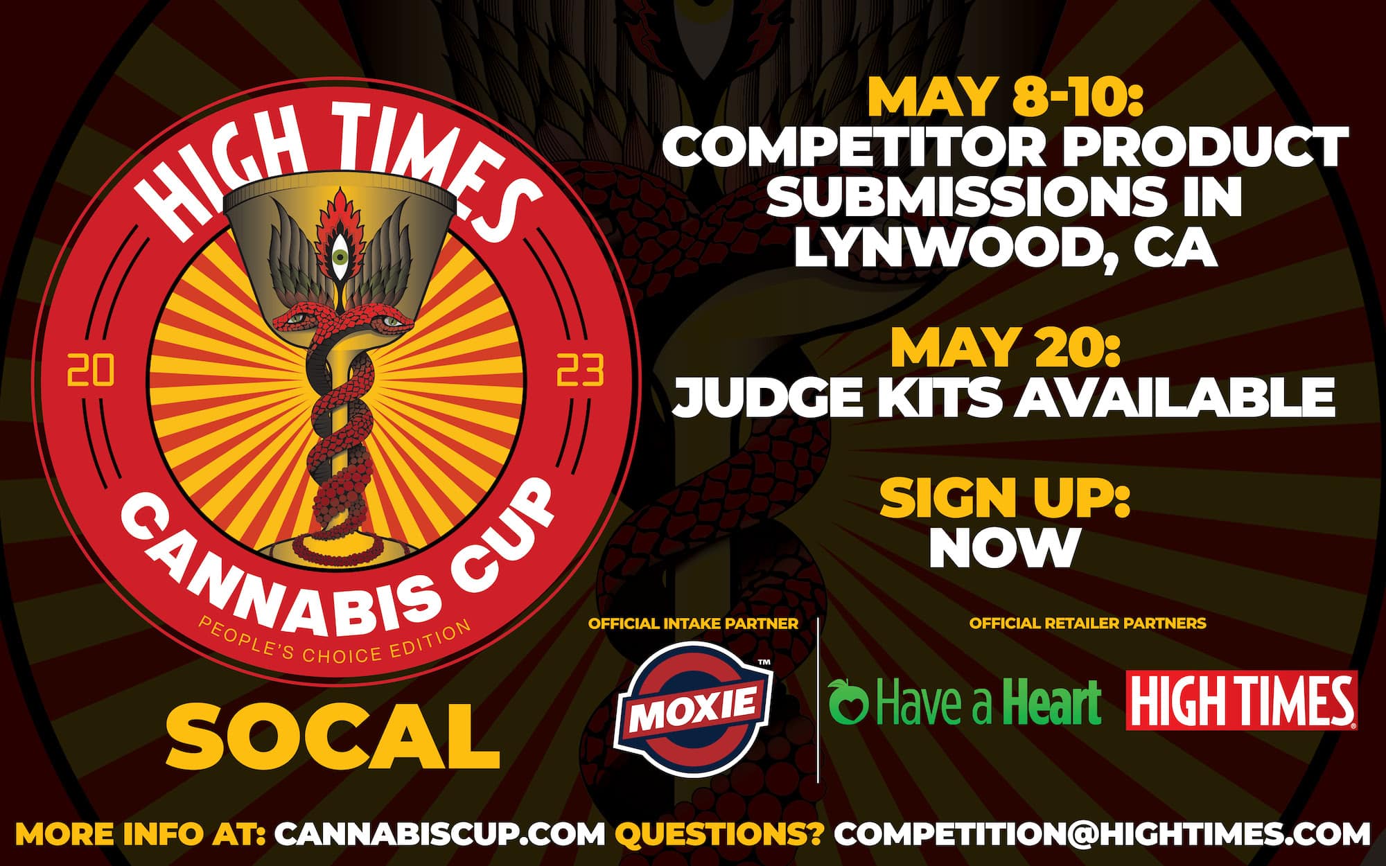Announcing the High Times Cannabis Cup SoCal: People’s Choice Edition 2023