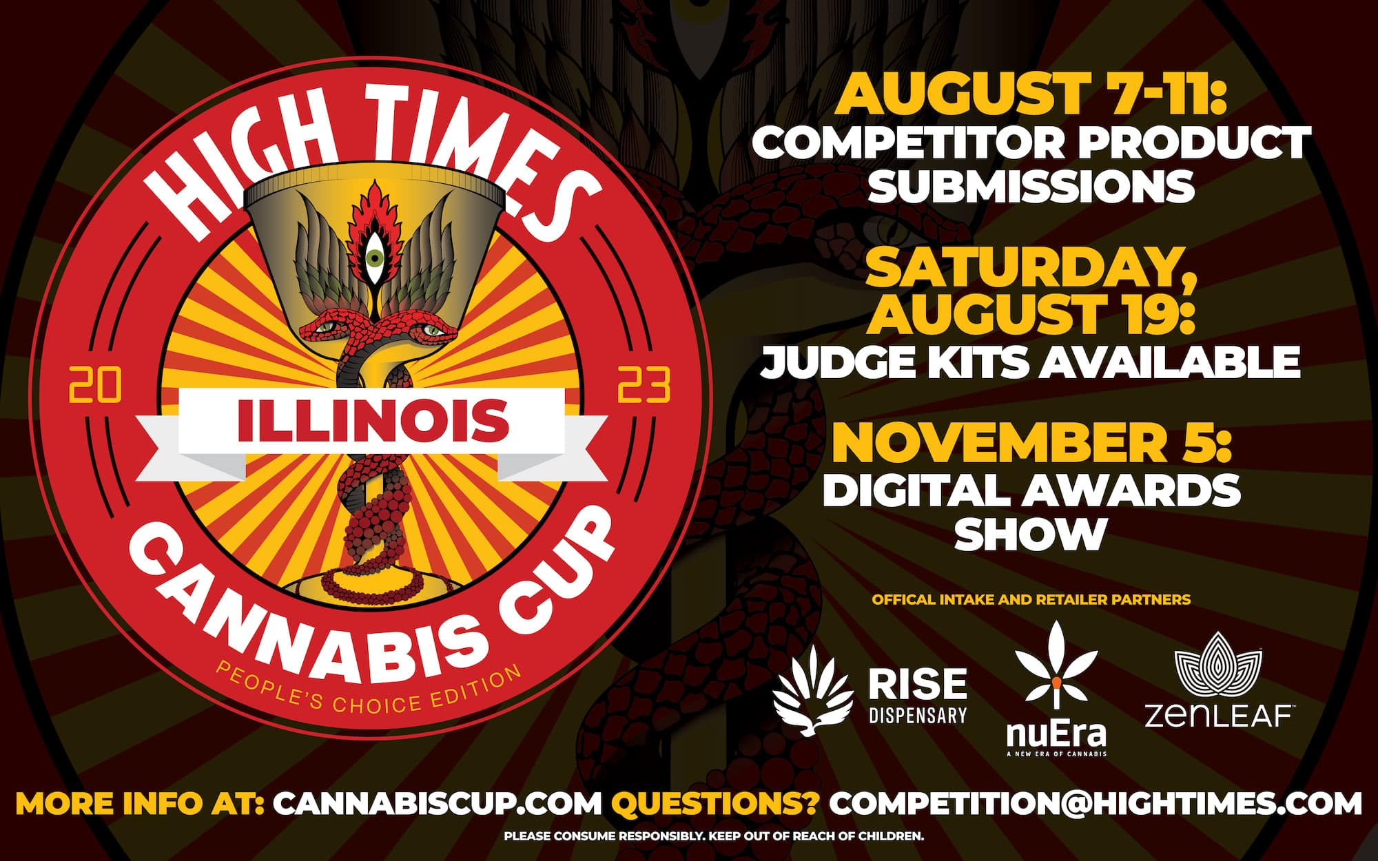 High Times Cannabis Cup Illinois: People’s Choice Edition 2023 Kicks Off