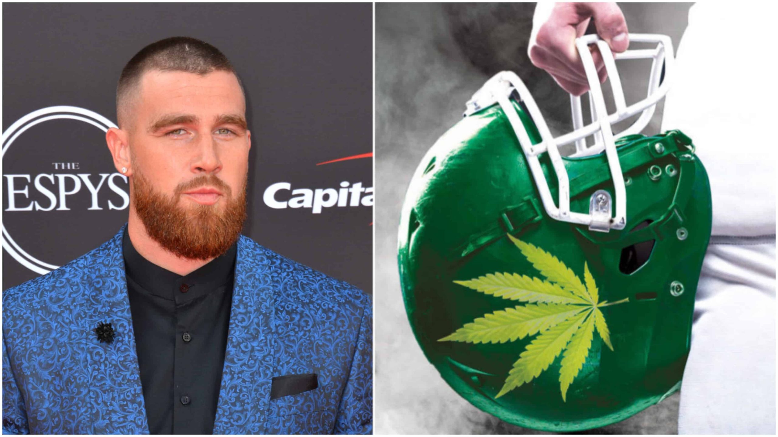 Travis Kelce Estimates Up to 80% of NFL Players Smoke Pot, Others Say It’s Higher