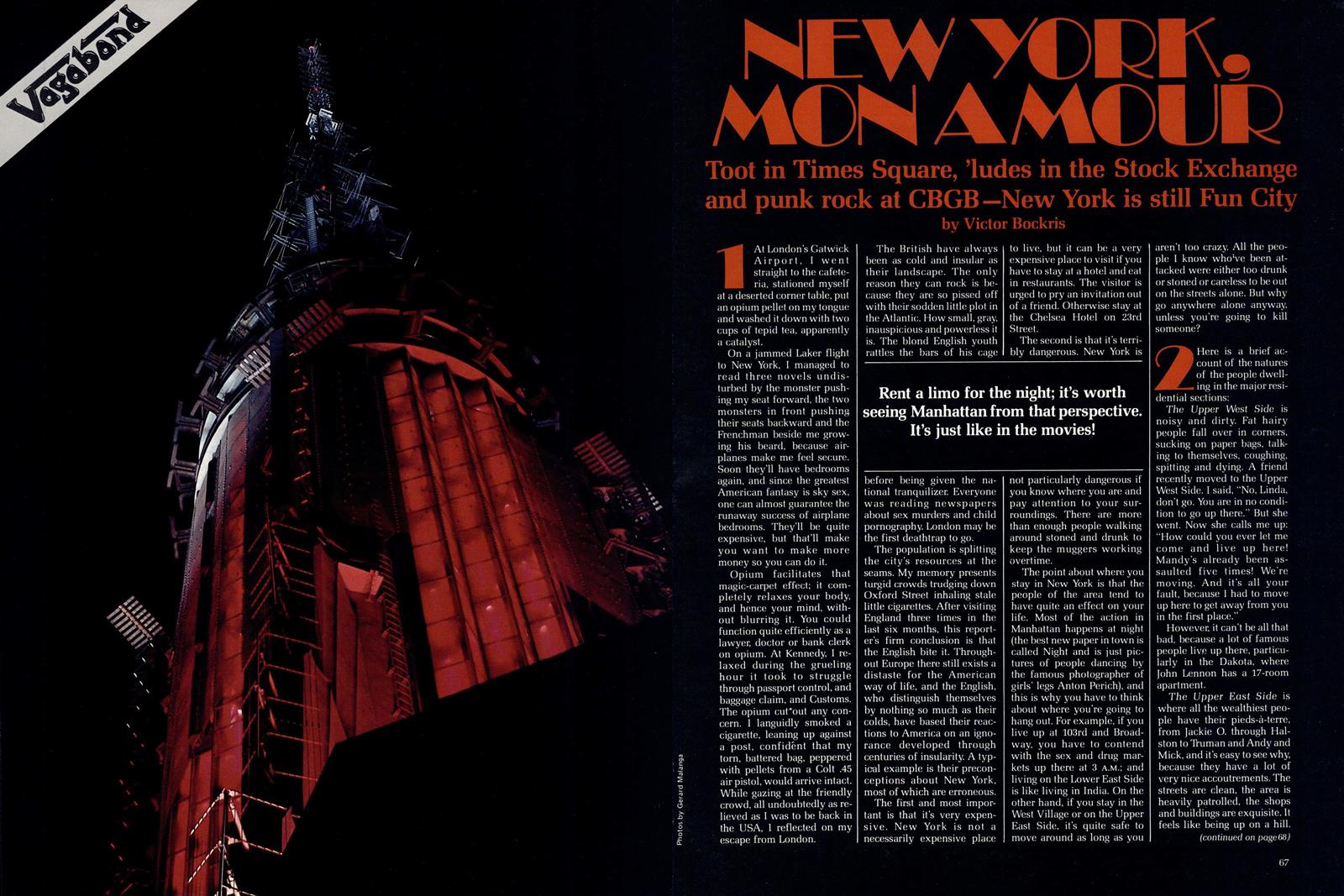 From the Archives: New York, Mon Amour (1979)