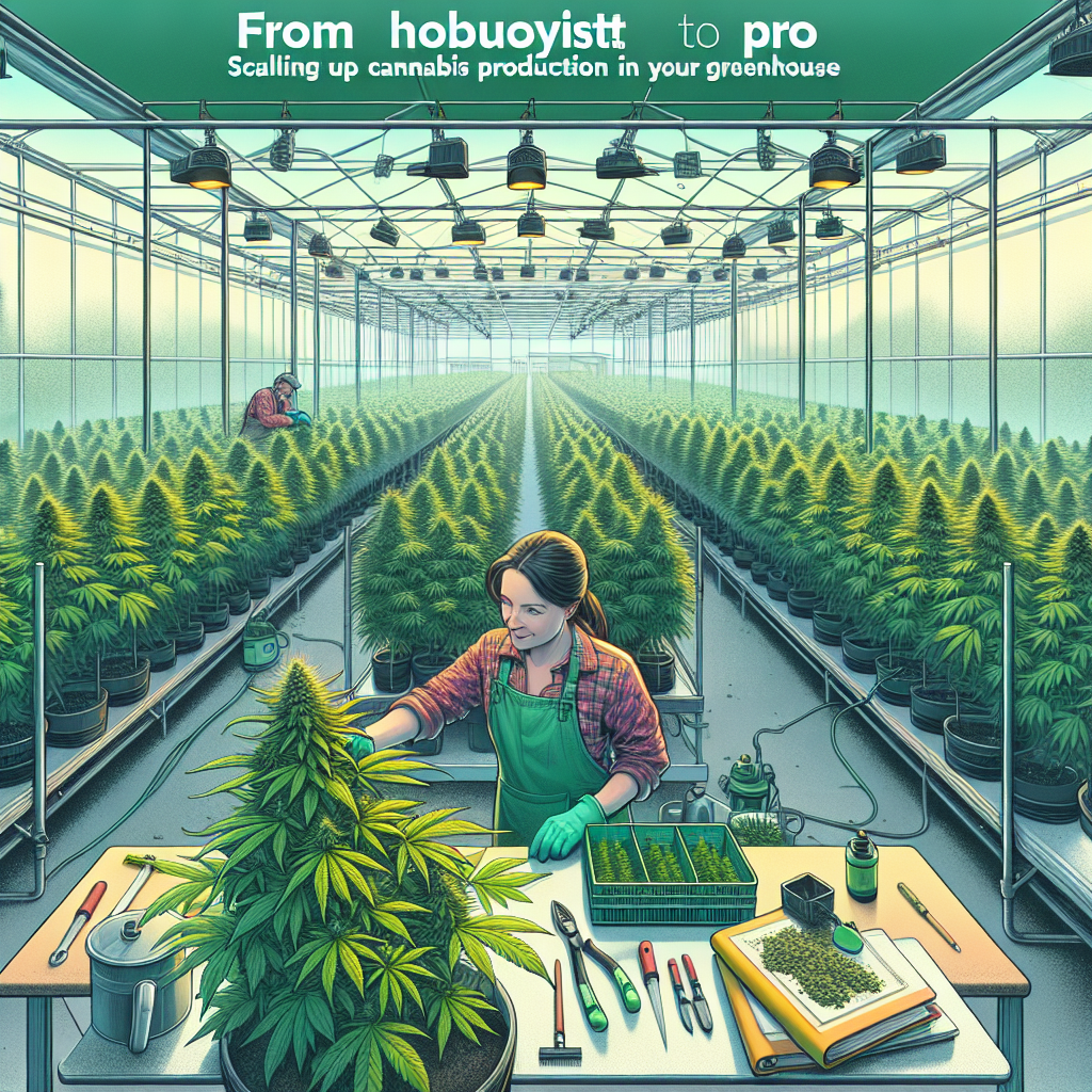From Hobbyist to Pro: Scaling Up Cannabis Production in Your Greenhouse