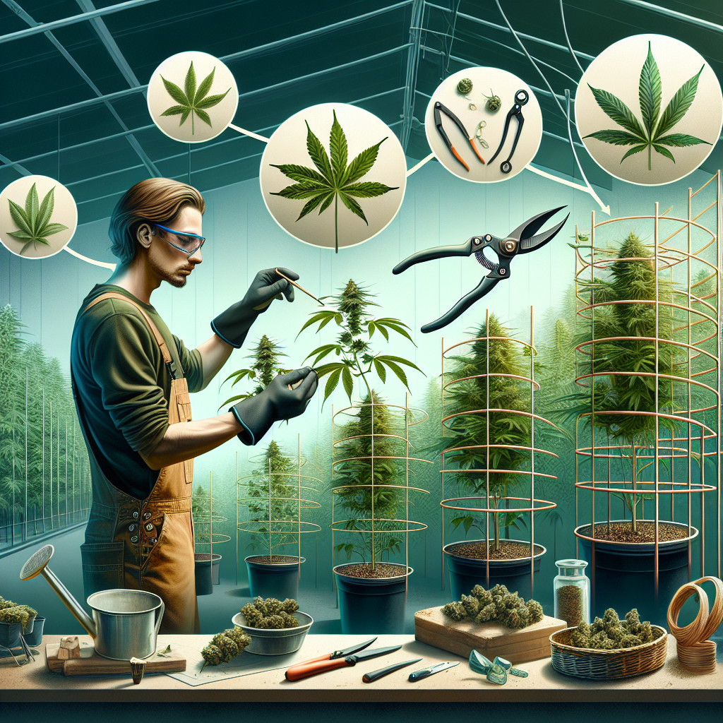 The Journey of Pruning and Training Cannabis Plants